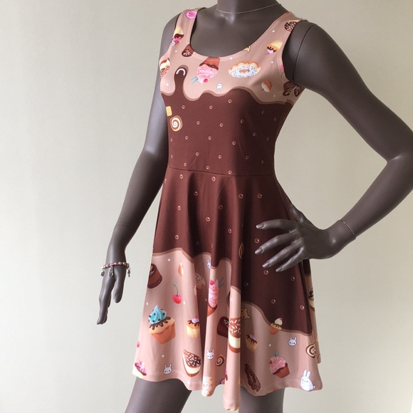 unknown Dresses & Skirts - 💖KAWAii delicious desserts sleeveless mini Dress